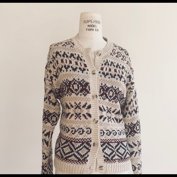 Vintage Eddie Bauer Cardigan Sweater 0 